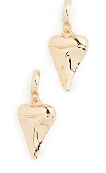 Venessa Arizaga Mini Shark's Tooth Earrings