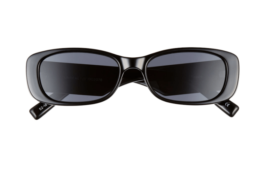 Le Specs Unreal 50mm Rectangle Sunglasses - $79