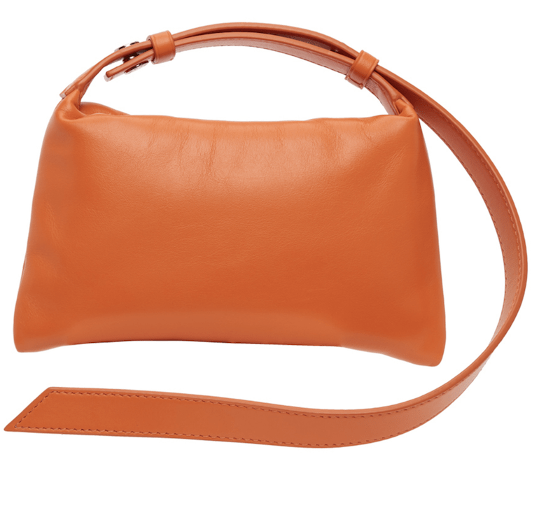 SIMON MILLER - Orange Mini Puffin Bag $290