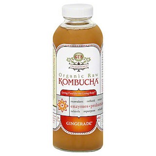 GT's Organic Raw Kombucha, Gingerade