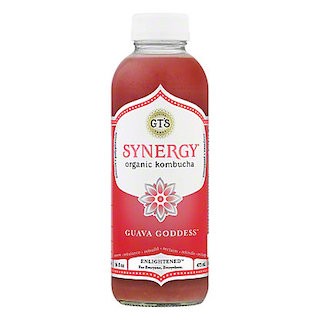 GT's Synergy Organic Kombucha, Guava Goddess