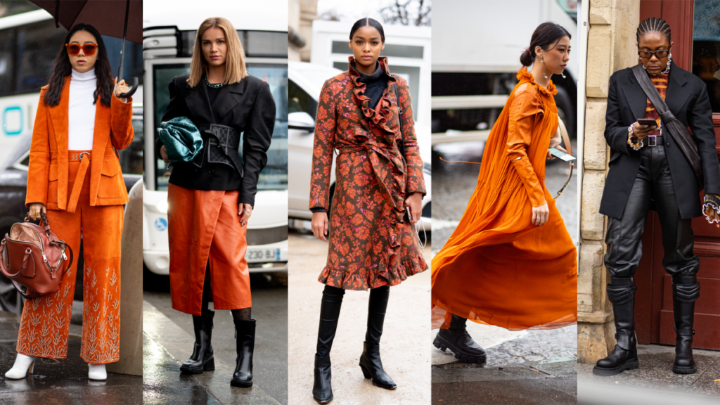 Orange at Paris Fashion Week for Fall 2020