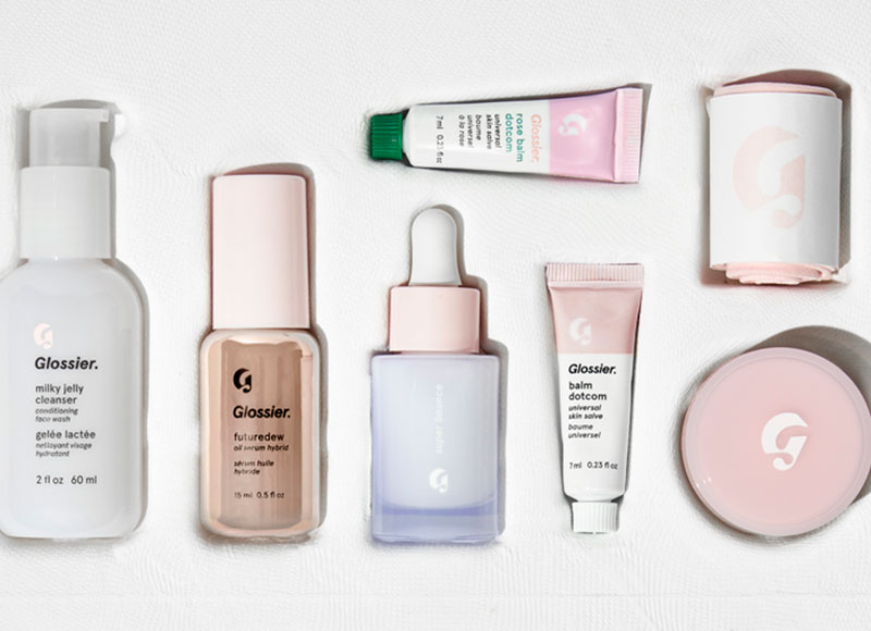 The Skincare Edit features Glossier's best products.