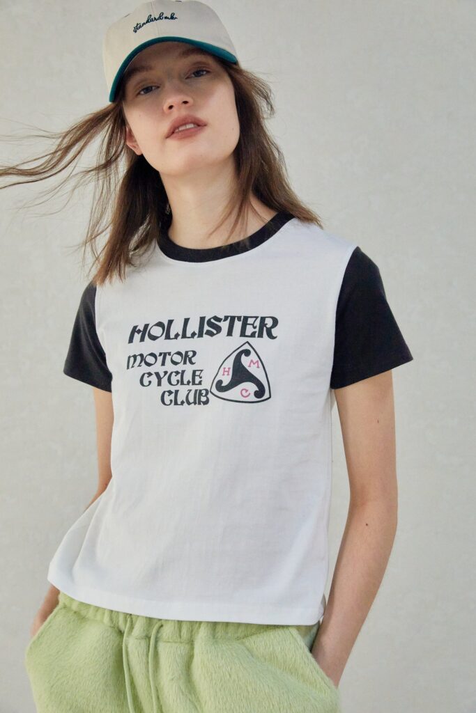 Retro Text T-Shirt, White ($45)