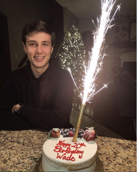 "Celebrating 20th birthday at home because of COVID (Apple Watch as accessory!)"